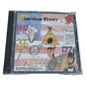 New American History CD Learn By Song CD Easy Way To Learn American History